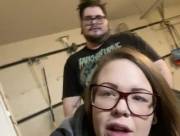 My man and I having a little spontaneous fun earlier today