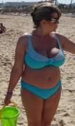 Those boobs would get my attention at the beach
