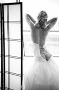 Daring wedding dress