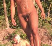 flashing people at the beach