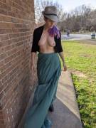 A day of public flashing [71, nude]