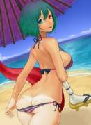 Kogasa teases her butt