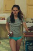 Kristen Stewart walking with her sexy panties [gif]