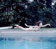 [NSFW] Julie Newmar, poolside, 1960s