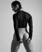 She's got a bit of a wedgie.