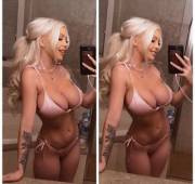 Top shelf bimbo Rachel Barley