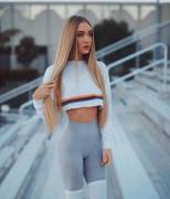 She has really long hair.