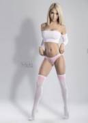 Cassaundra Kelly in sexy socks