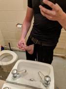 Could barely squeeze it through the fly.