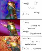 Reposting a meme I made 2 years ago. (unknown artist, sorry) [F]