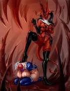 A demon and her pet