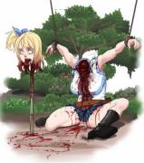 Blood, cream and tears.