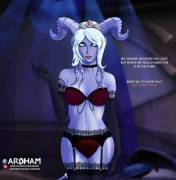 Goth Yrel in Lingerie (Ardham)