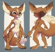 Vulpera front/back [artist: pyriax]