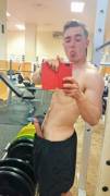 Gym selfie
