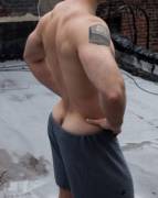 You can bounce a quarter off that ass