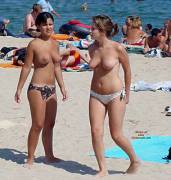 brunette on the left