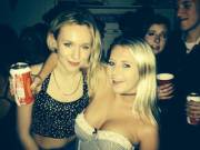 Pierced nip slip at a party