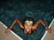 The water looks a bit nippy