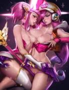 Star Guardian Lux X Arcade Miss Fortune (Sakimichan)