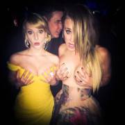 Kaley Cuoco Holding Globes [OC]