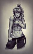 Korra is a very fit girl(X-Post from /r/FitDrawnGirls)