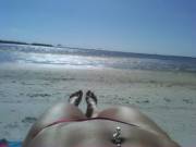 That is a huge Navel Ornament! 