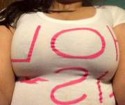 Before and After wet t-shirt