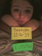 May I please be verified? (f)