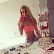 [FB] More of the A cup blonde bombshell