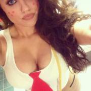 [FB] First of many busty Facebook whores I'm posing to spite /r/facebookcleavage mods