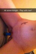 Play with me? [via /r/slutsofsnapchat]