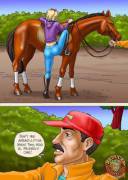 Seduced Amanda - Riding a Stallion