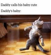 I call it the baby strut!