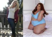 How much of a gain do we think Loey Lane has made then? (two comparison photos)