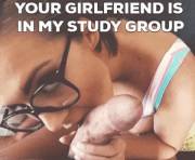 she's a good student [cheating]