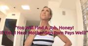 Mom Jokes With Her Unemployed Son That Mom & Son Porn Pays Well