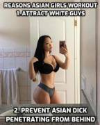 Something to think about when you see the influx of asian girls at the gym this year