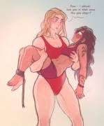 Top me! I mean, I'm fine.