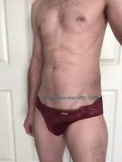 Satin, lace & Mistress’s dildo