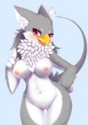 Feathered Gal [F] (wolflong)