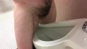 have to piss at a urinal for the next 2 weeks... let’s see what happens?
