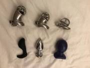 Sissy Training as it should be. Smaller Cage = Bigger Plug