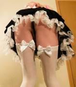 I'm not sure this is the most professional maid's outfit...