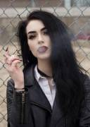 Dark queen with big lips