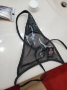 Wife's like black thong