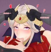 Grabbing Edelgard by the horns