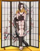 Kagero in a rather revealing outfit (By Leenvidia)