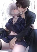 Touching Jalter's sensitive places