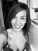 Snakebites, cute, and tatted Barista